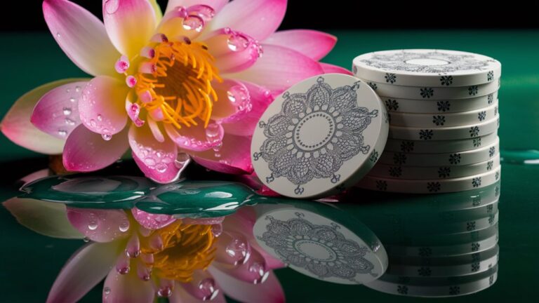 serene blooms intricate patterns