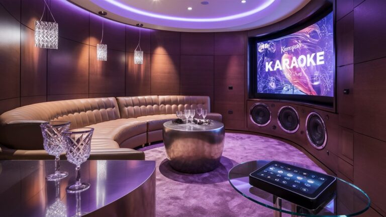 luxurious karaoke amenities provided