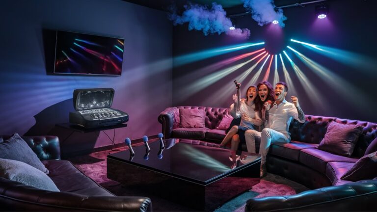 vibrant karaoke setting essentials