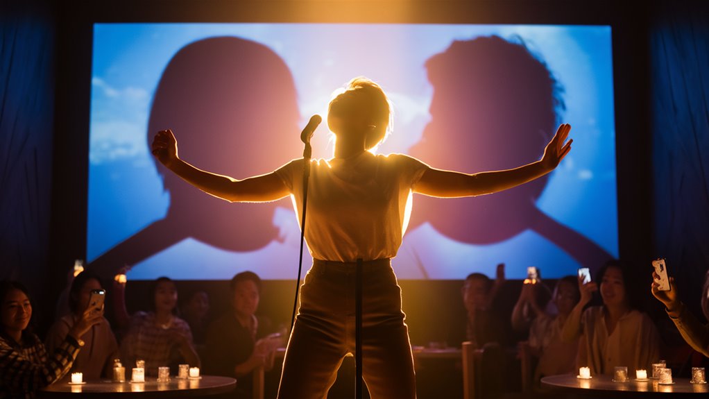 build confidence on stage