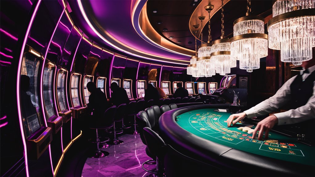 casino uses light shows