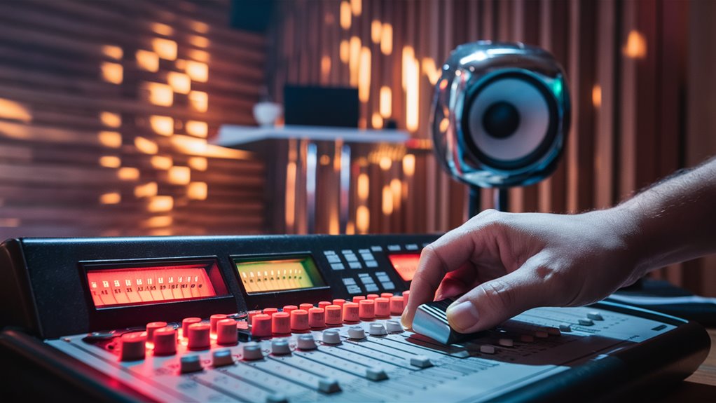 controlling volume of audio
