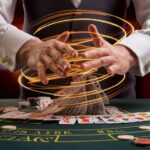 dealer spins cards rapidly
