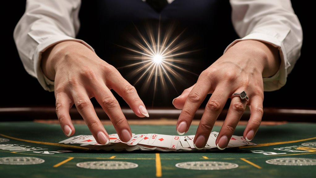 dealing cards with style