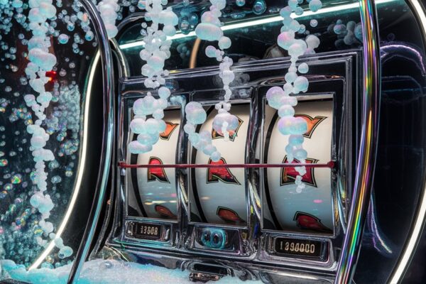 glowing bubble slot machine