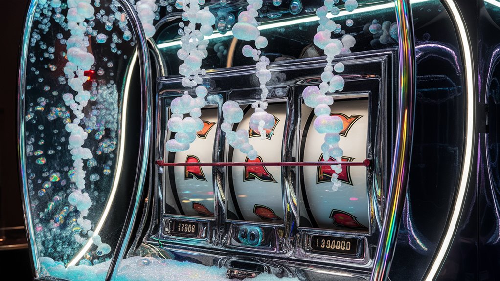 glowing bubble slot machine