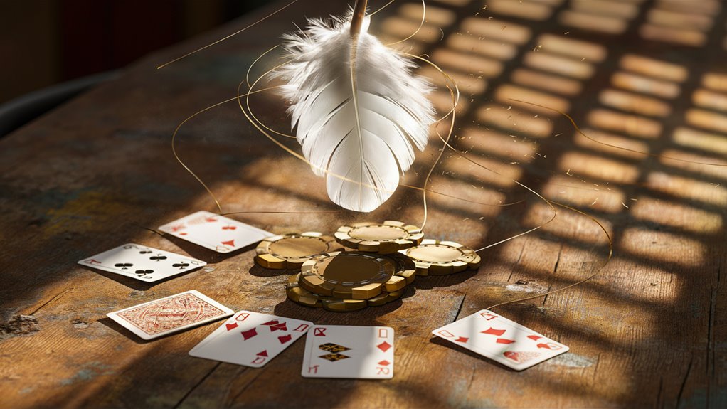 light transforms through feathers