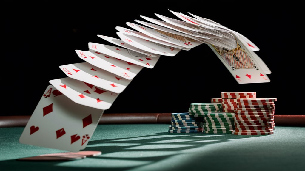 money handling during strategy play