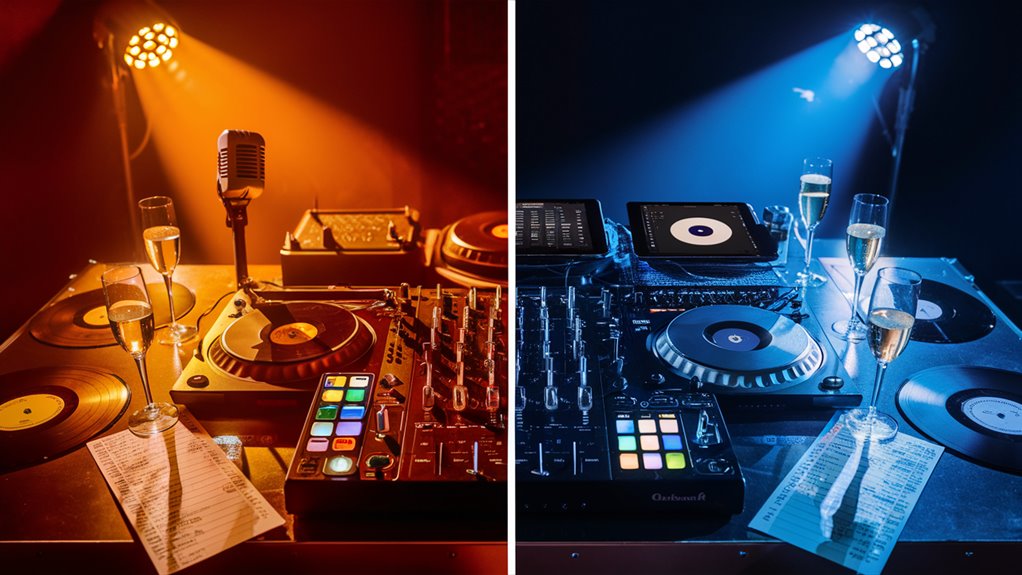 old music against new