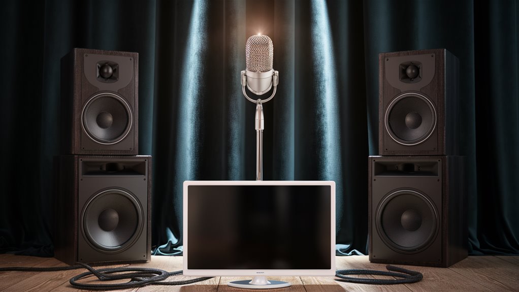 optimize sound for singing entertainment