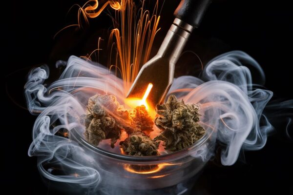 poker cards smoke fire