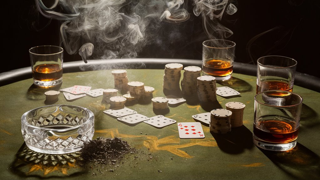poker control through smoke
