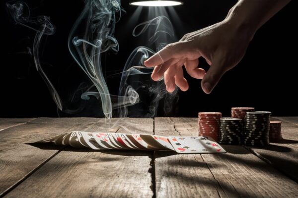 poker gameplay using smoke