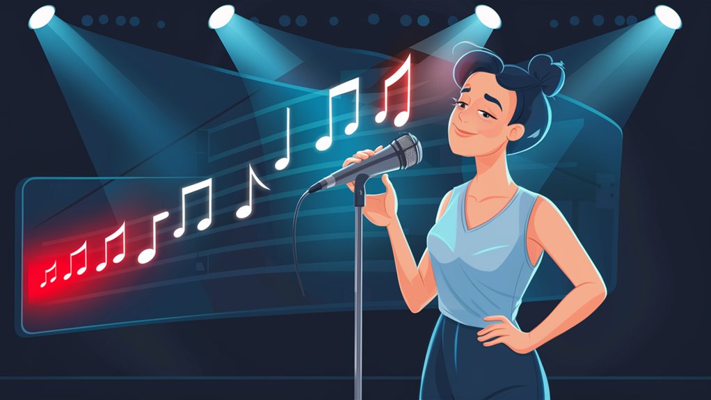 select comfortable vocal range