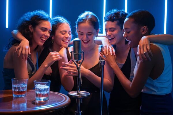 sing karaoke together successfully