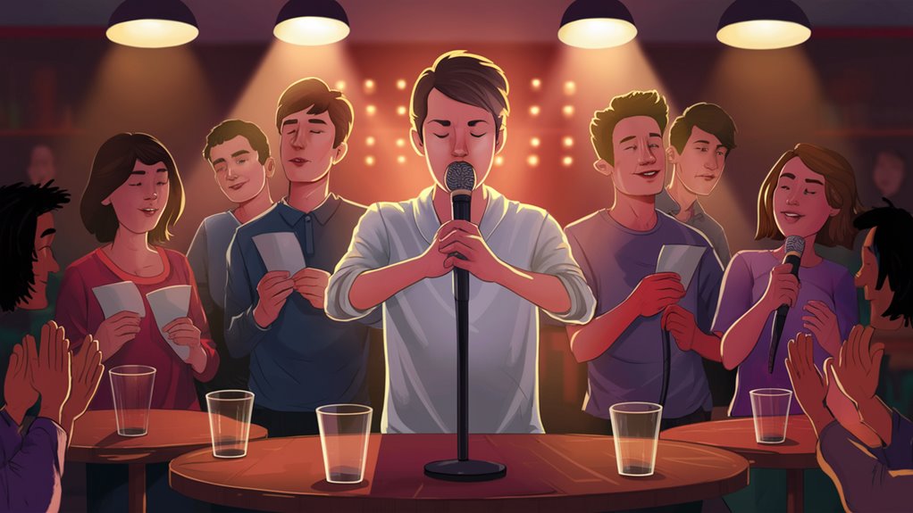 sing respectfully with others