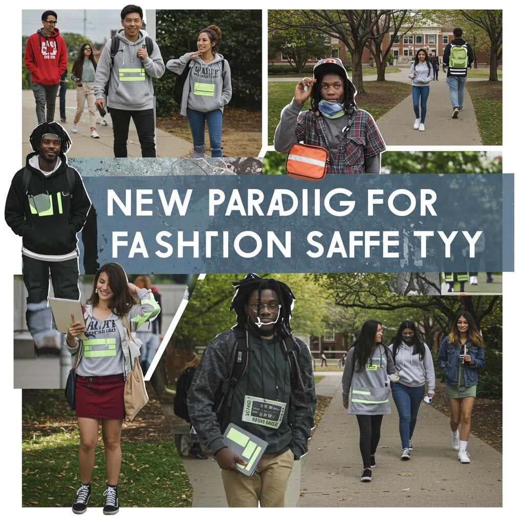 거리 위를 밝히는 패션의 빛 속에서 온카스터디의 안전 철학이 스며드는 젊은 장면